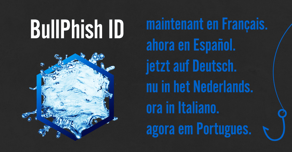 phishing is the same in any language written in italian, spanish, french, dutch, german, and portugese