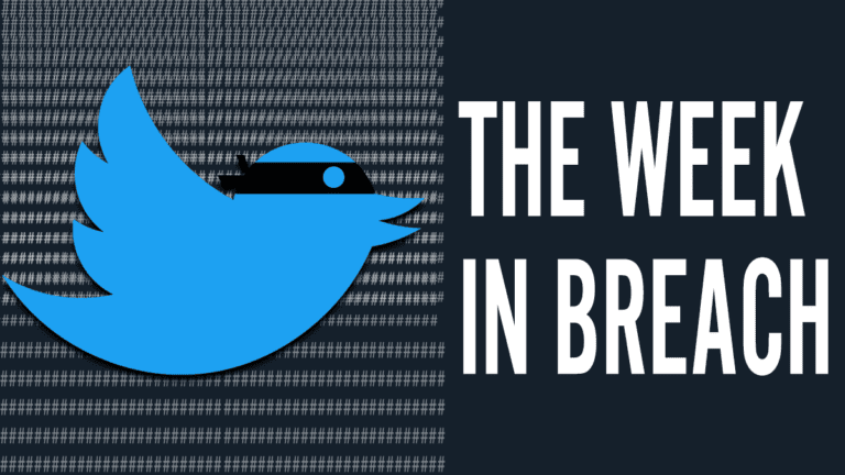 cybersecurity news represented by a blue bird wearing a burglar mak to illustrate a Twitter data breach.