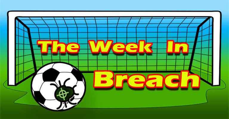 the week in breach represented by a soccer ball heading for a goal.